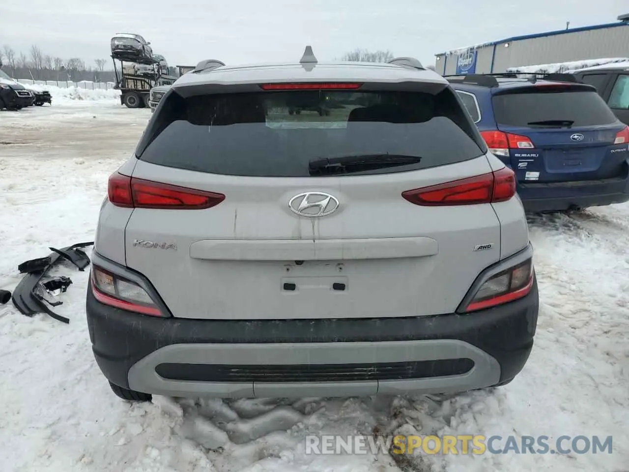6 fotografías del automóvil dañado KM8K3CAB0PU025173 HYUNDAI KONA 2023