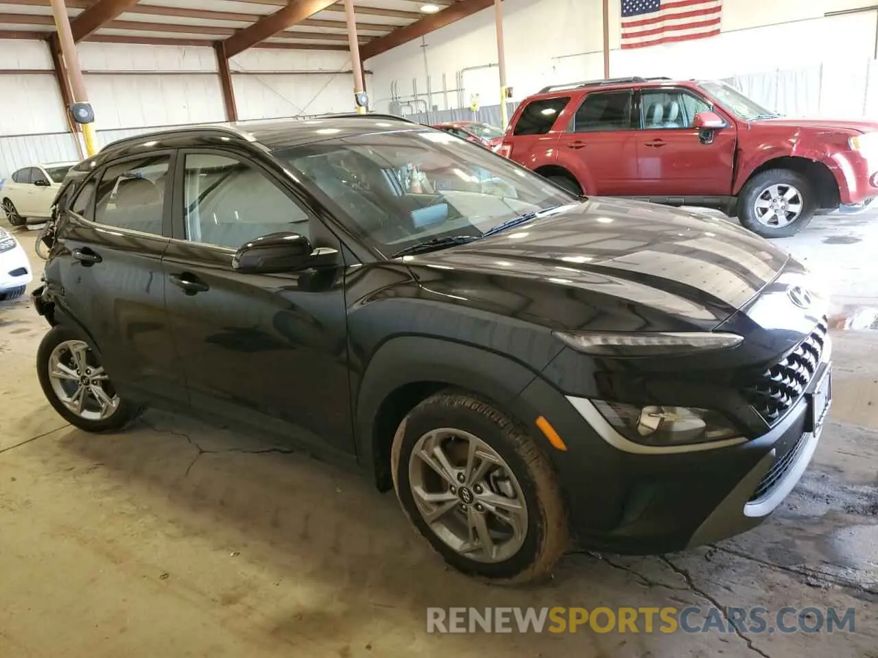 4 fotografías del automóvil dañado KM8K3CAB1PU957608 HYUNDAI KONA 2023