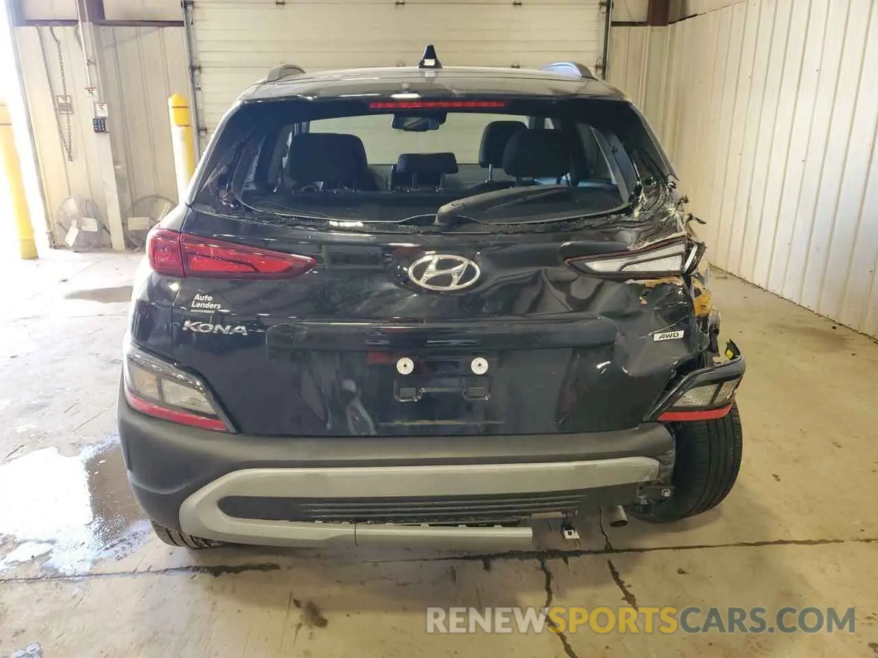 6 fotografías del automóvil dañado KM8K3CAB1PU957608 HYUNDAI KONA 2023