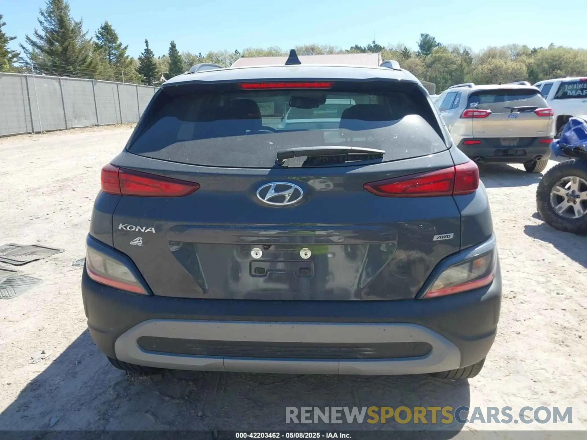 16 fotografías del automóvil dañado KM8K3CAB2PU019214 HYUNDAI KONA 2023