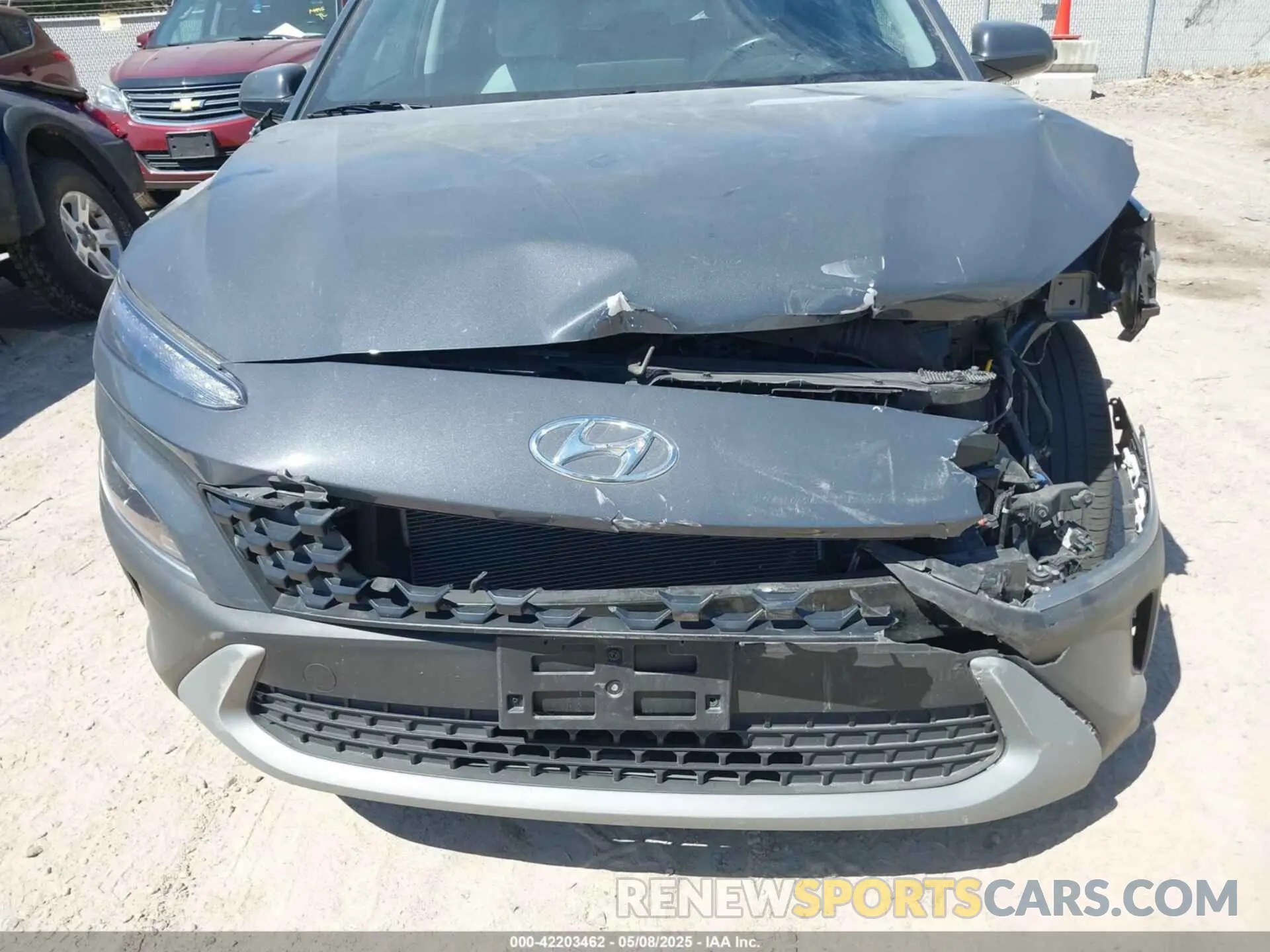 6 fotografías del automóvil dañado KM8K3CAB2PU019214 HYUNDAI KONA 2023
