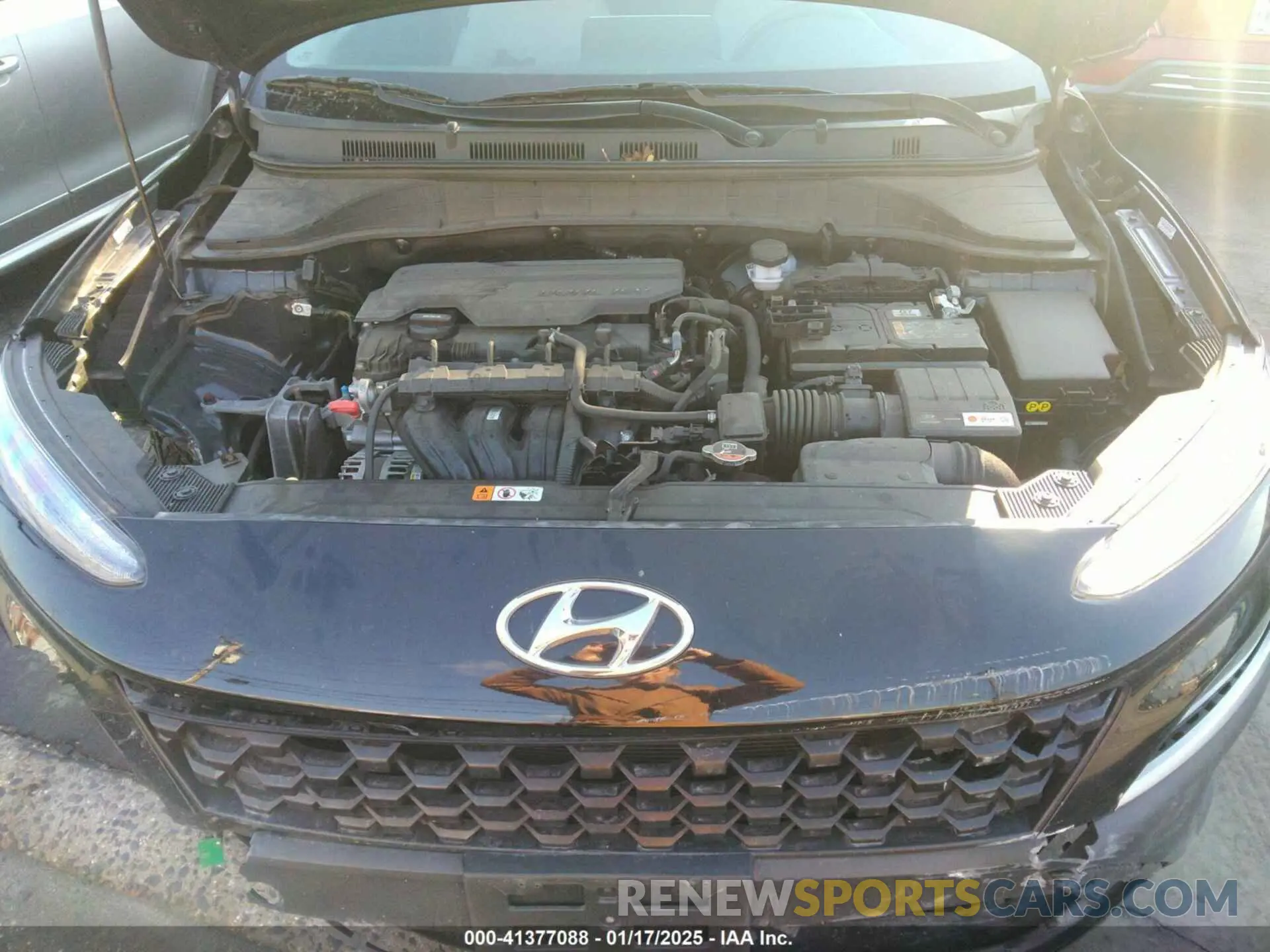 10 fotografías del automóvil dañado KM8K3CAB2PU949615 HYUNDAI KONA 2023