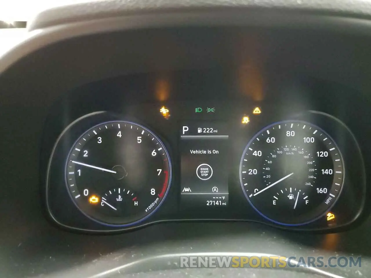 9 fotografías del automóvil dañado KM8K3CAB5PU946983 HYUNDAI KONA 2023