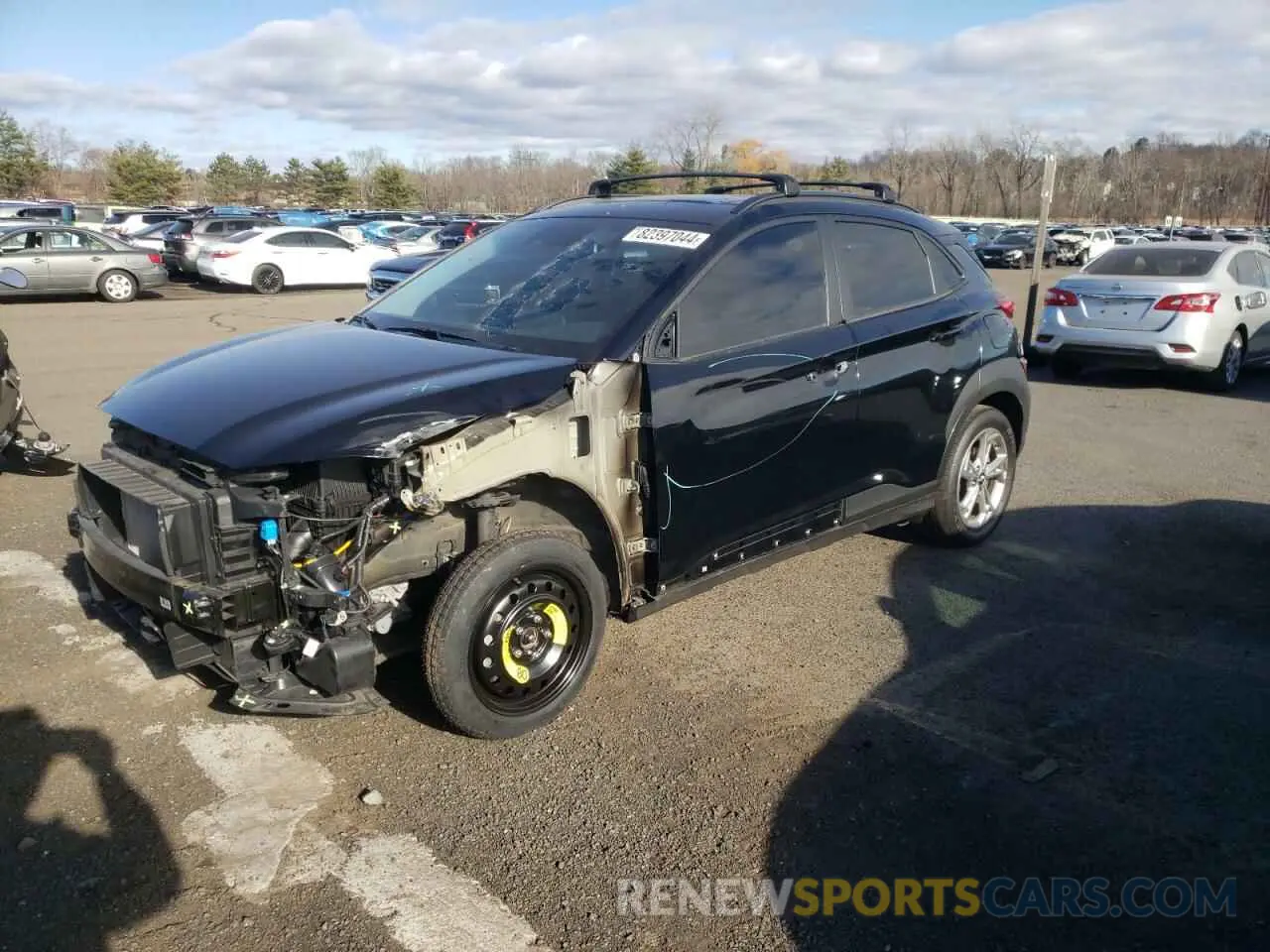 1 fotografías del automóvil dañado KM8K3CAB7PU025378 HYUNDAI KONA 2023