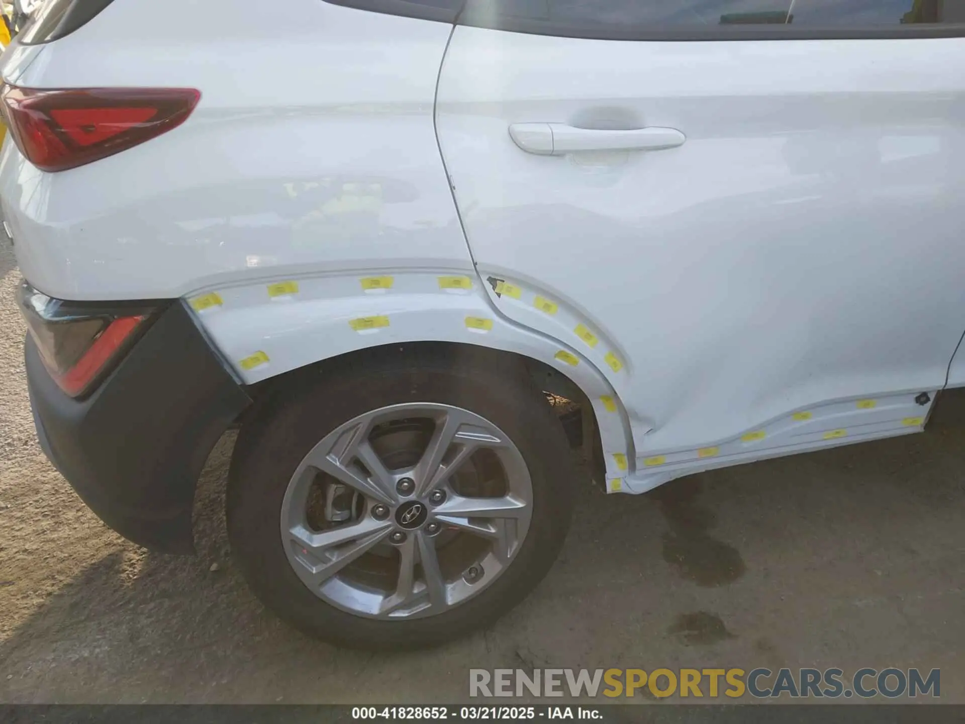 6 fotografías del automóvil dañado KM8K3CAB8PU055554 HYUNDAI KONA 2023