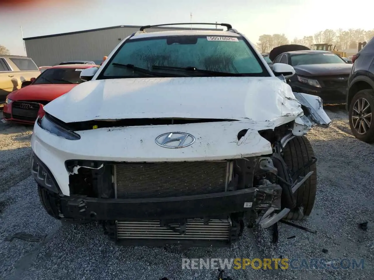 5 fotografías del automóvil dañado KM8K53A34PU978181 HYUNDAI KONA 2023
