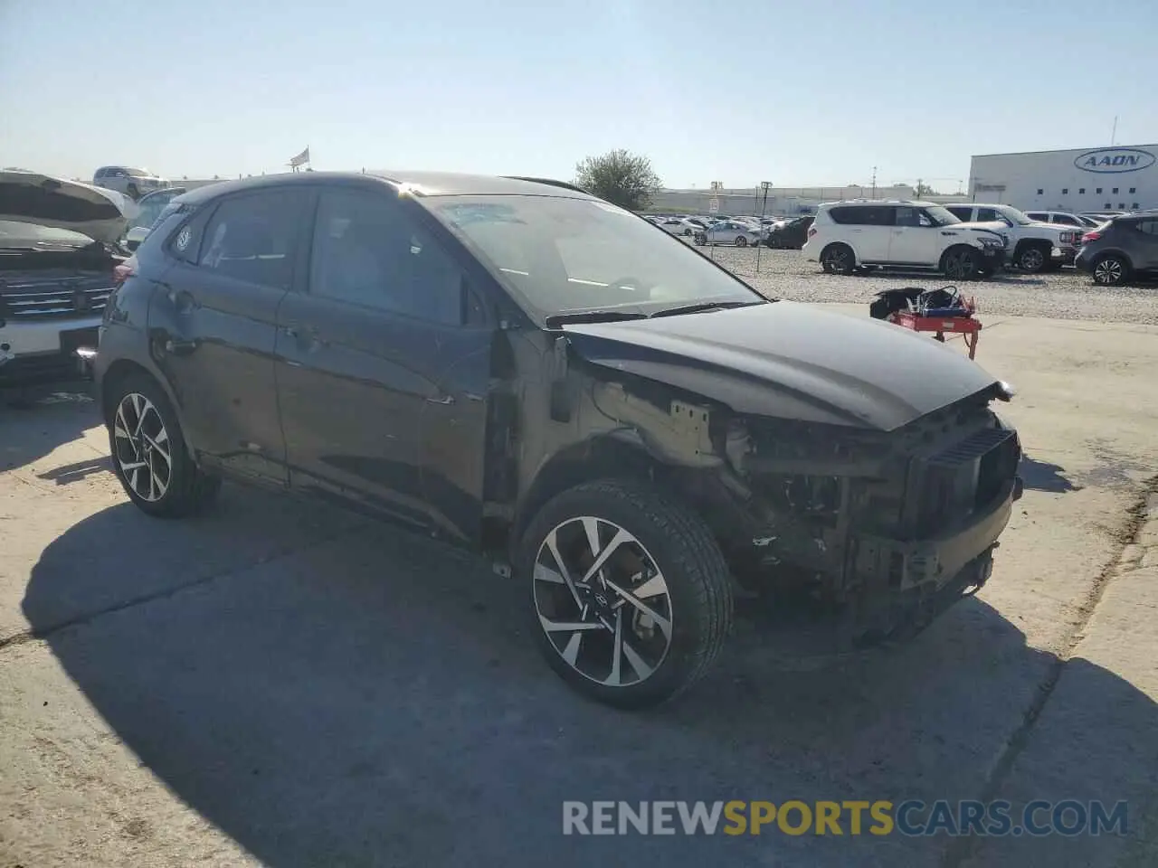 4 fotografías del automóvil dañado KM8K53A3XPU954368 HYUNDAI KONA 2023