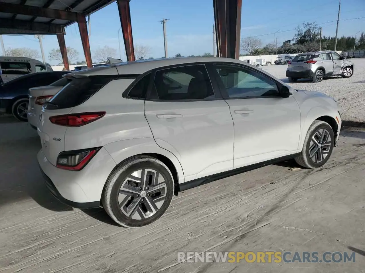 3 fotografías del automóvil dañado KM8K53AG7PU181183 HYUNDAI KONA 2023