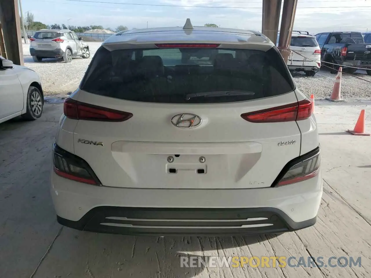 6 fotografías del automóvil dañado KM8K53AG7PU181183 HYUNDAI KONA 2023