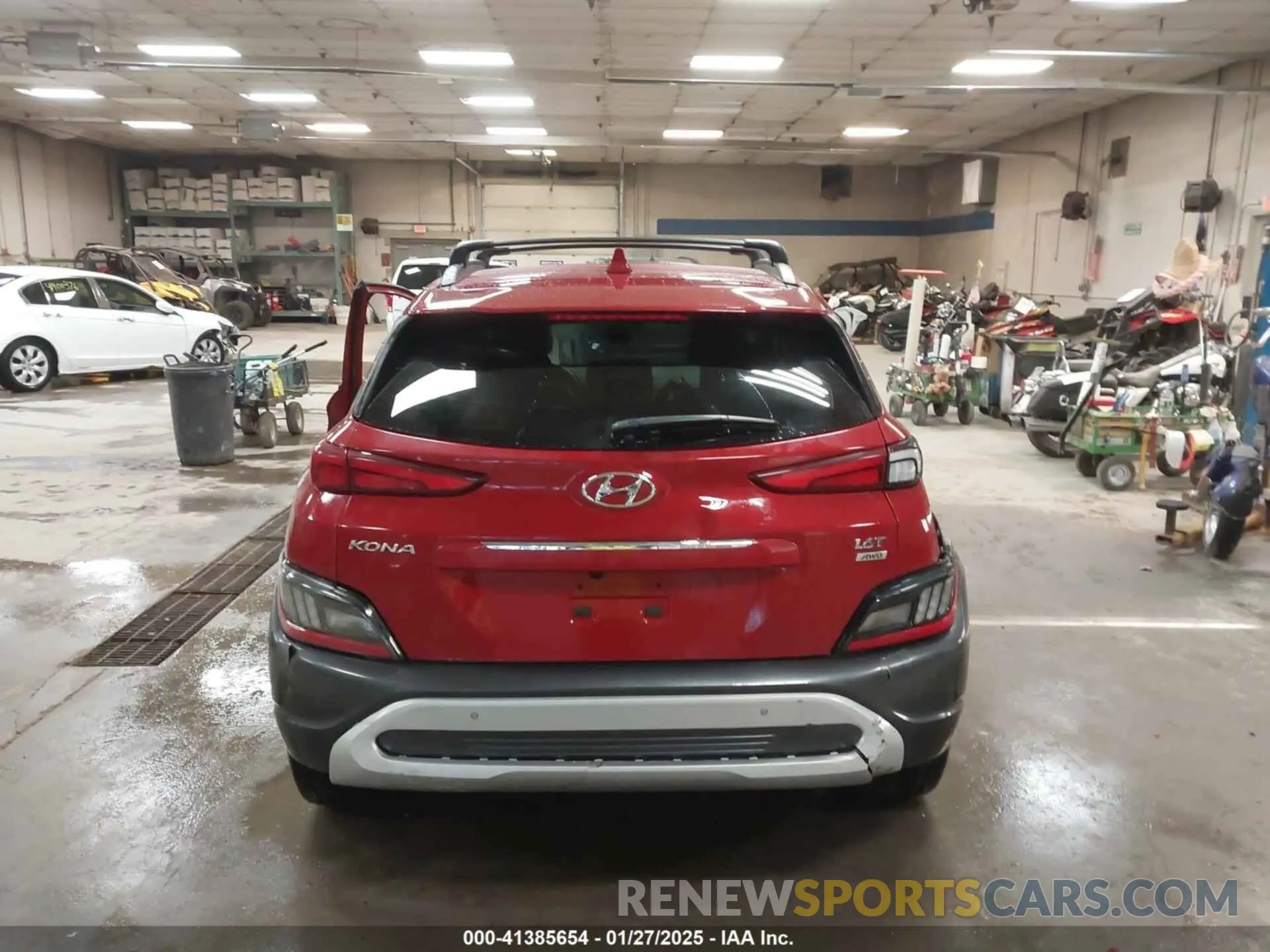 16 fotografías del automóvil dañado KM8K5CA33PU945222 HYUNDAI KONA 2023