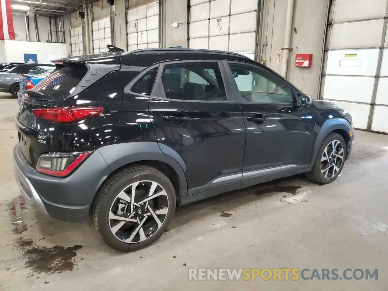3 fotografías del automóvil dañado KM8K5CA35PU045602 HYUNDAI KONA 2023