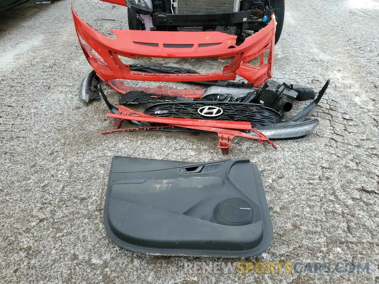13 fotografías del automóvil dañado KM8K5CA36PU006534 HYUNDAI KONA 2023
