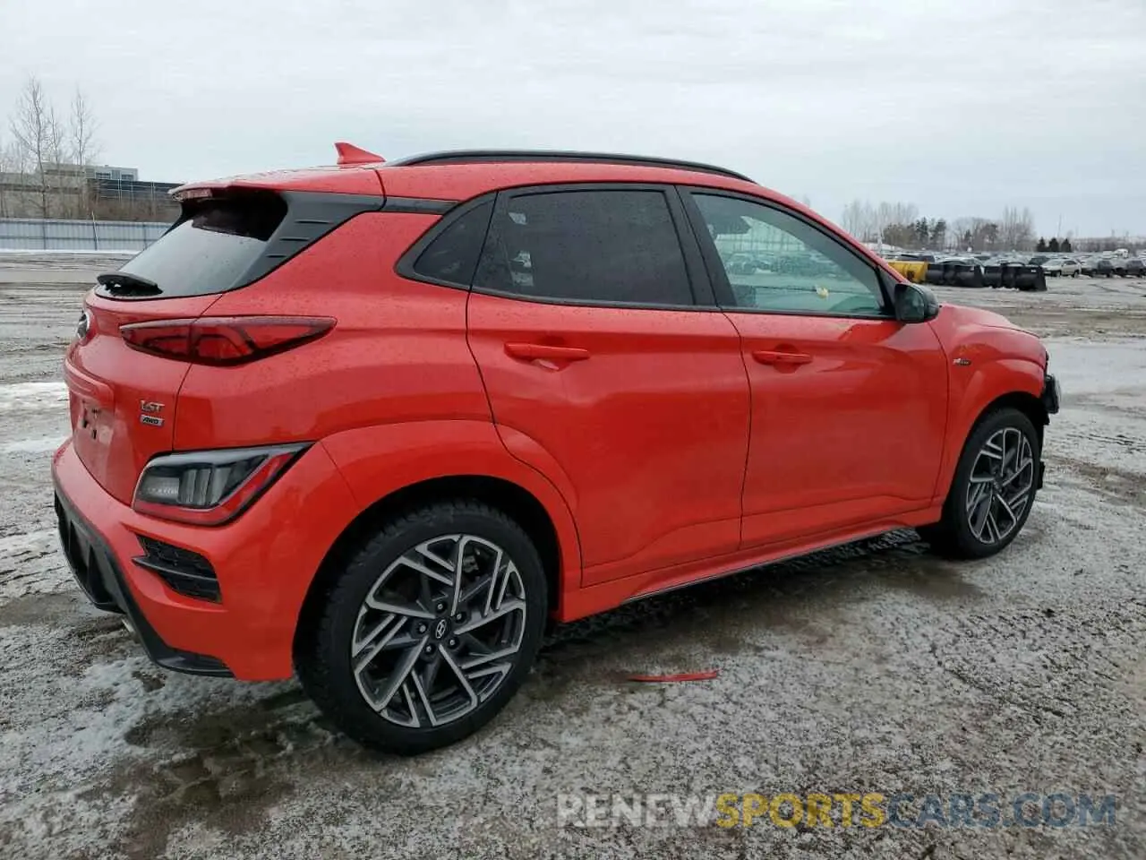 3 fotografías del automóvil dañado KM8K5CA36PU006534 HYUNDAI KONA 2023