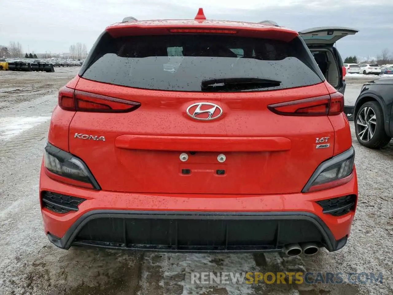 6 fotografías del automóvil dañado KM8K5CA36PU006534 HYUNDAI KONA 2023