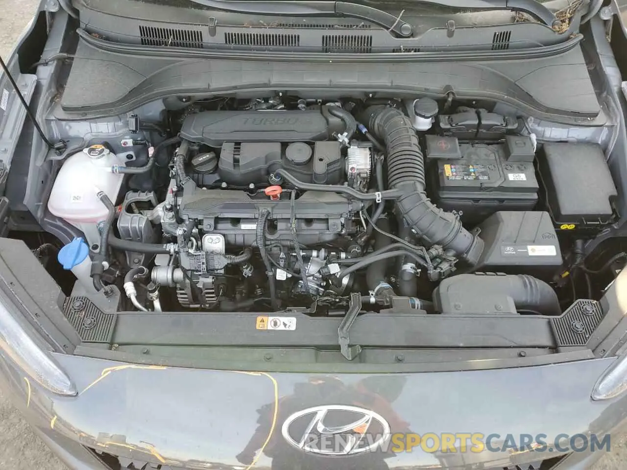 12 fotografías del automóvil dañado KM8K5CA38PU000279 HYUNDAI KONA 2023
