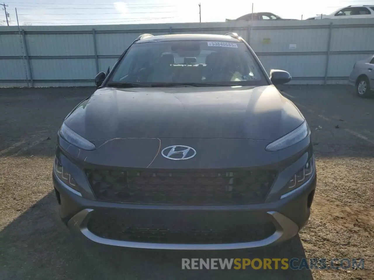 5 fotografías del automóvil dañado KM8K5CA38PU000279 HYUNDAI KONA 2023