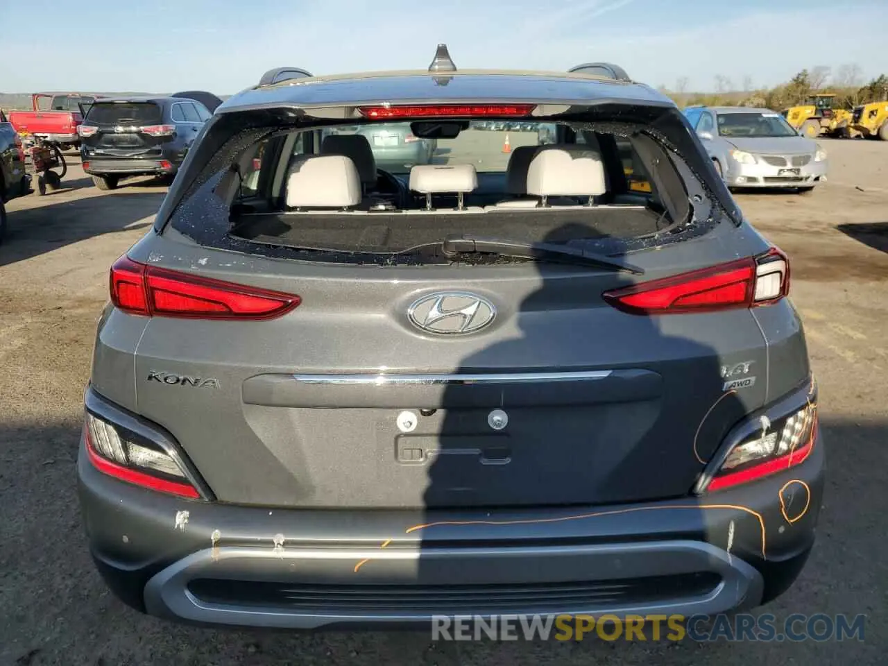6 fotografías del automóvil dañado KM8K5CA38PU000279 HYUNDAI KONA 2023