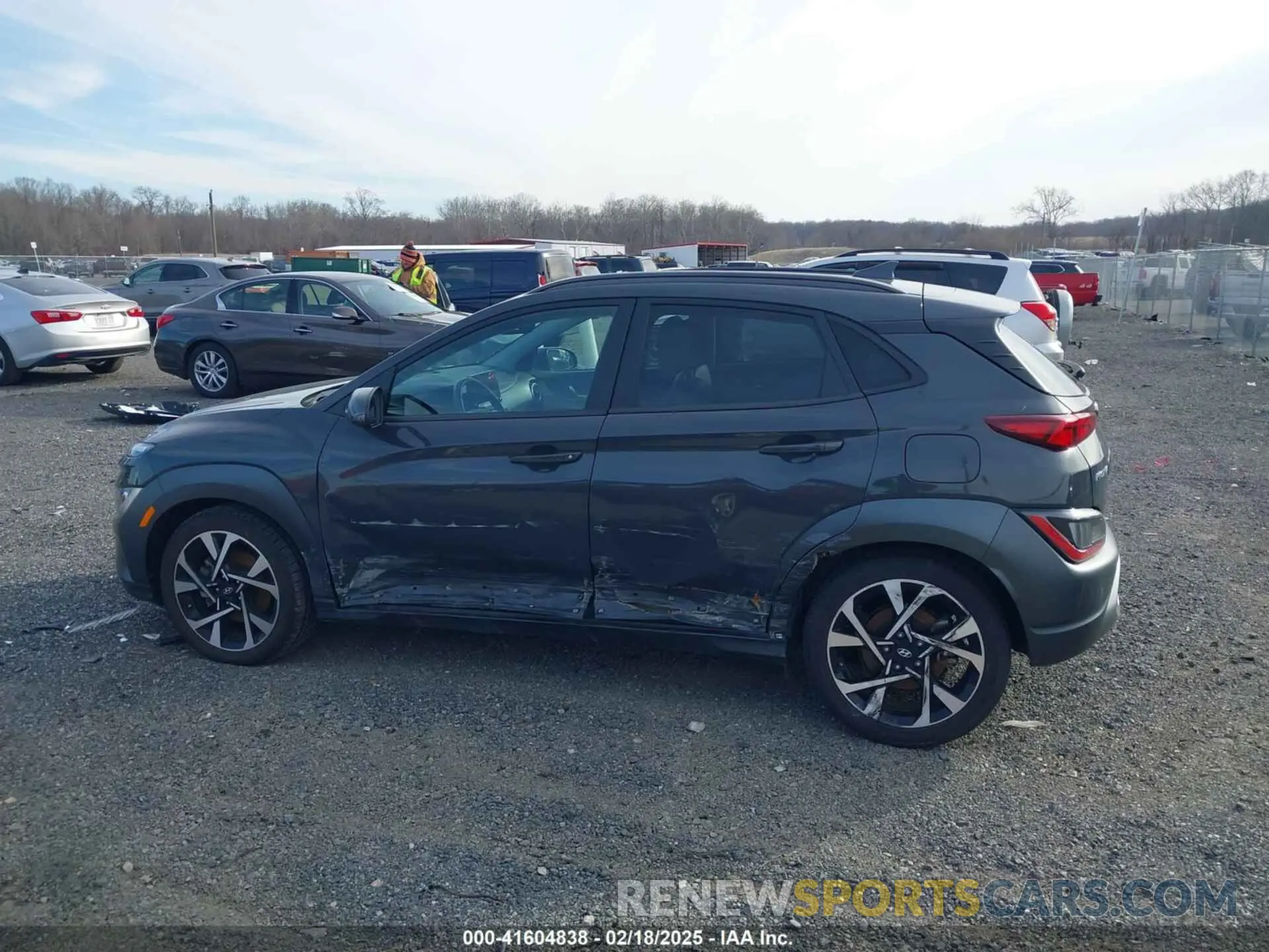 14 fotografías del automóvil dañado KM8K5CA38PU052253 HYUNDAI KONA 2023