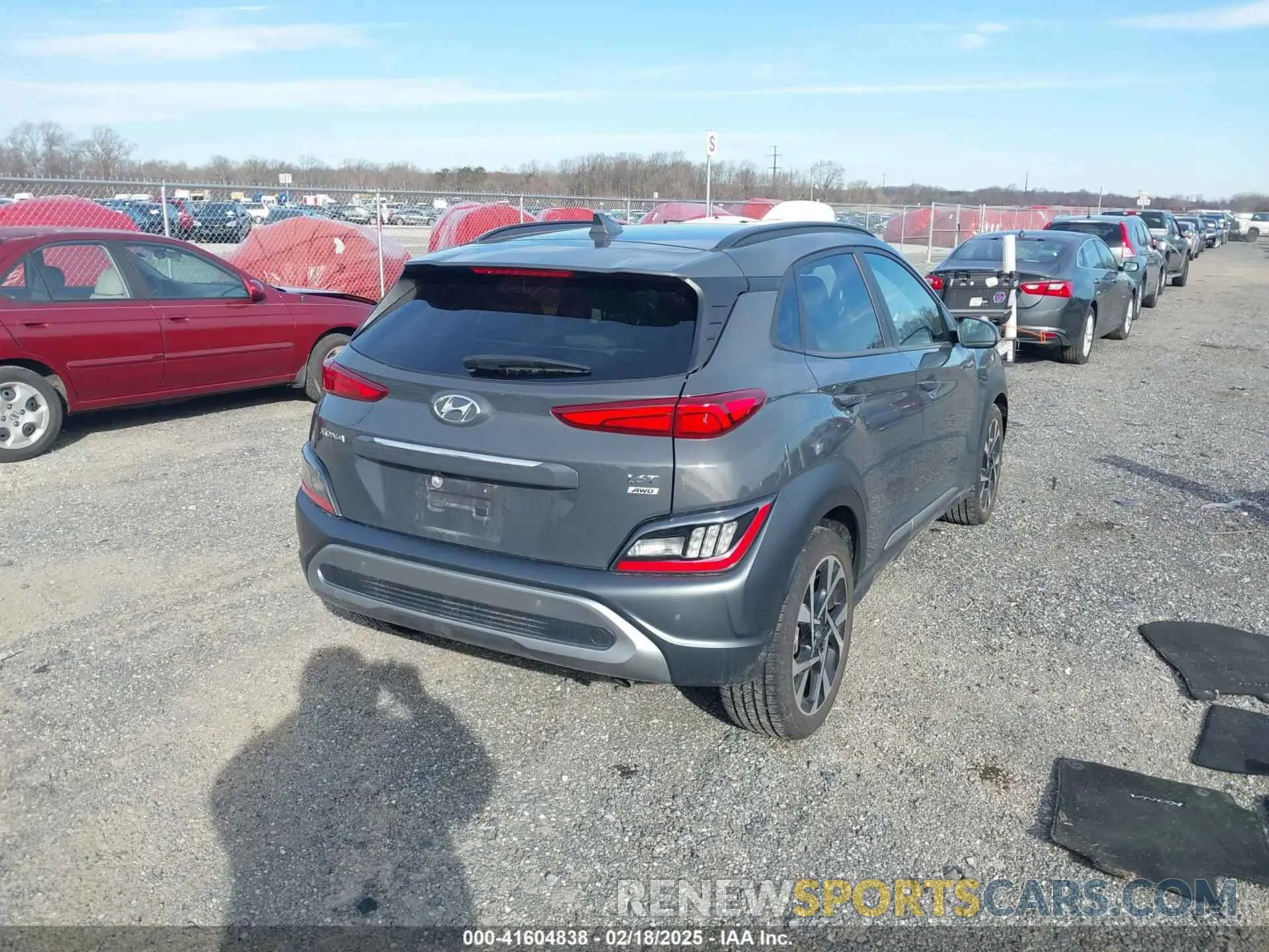 4 fotografías del automóvil dañado KM8K5CA38PU052253 HYUNDAI KONA 2023