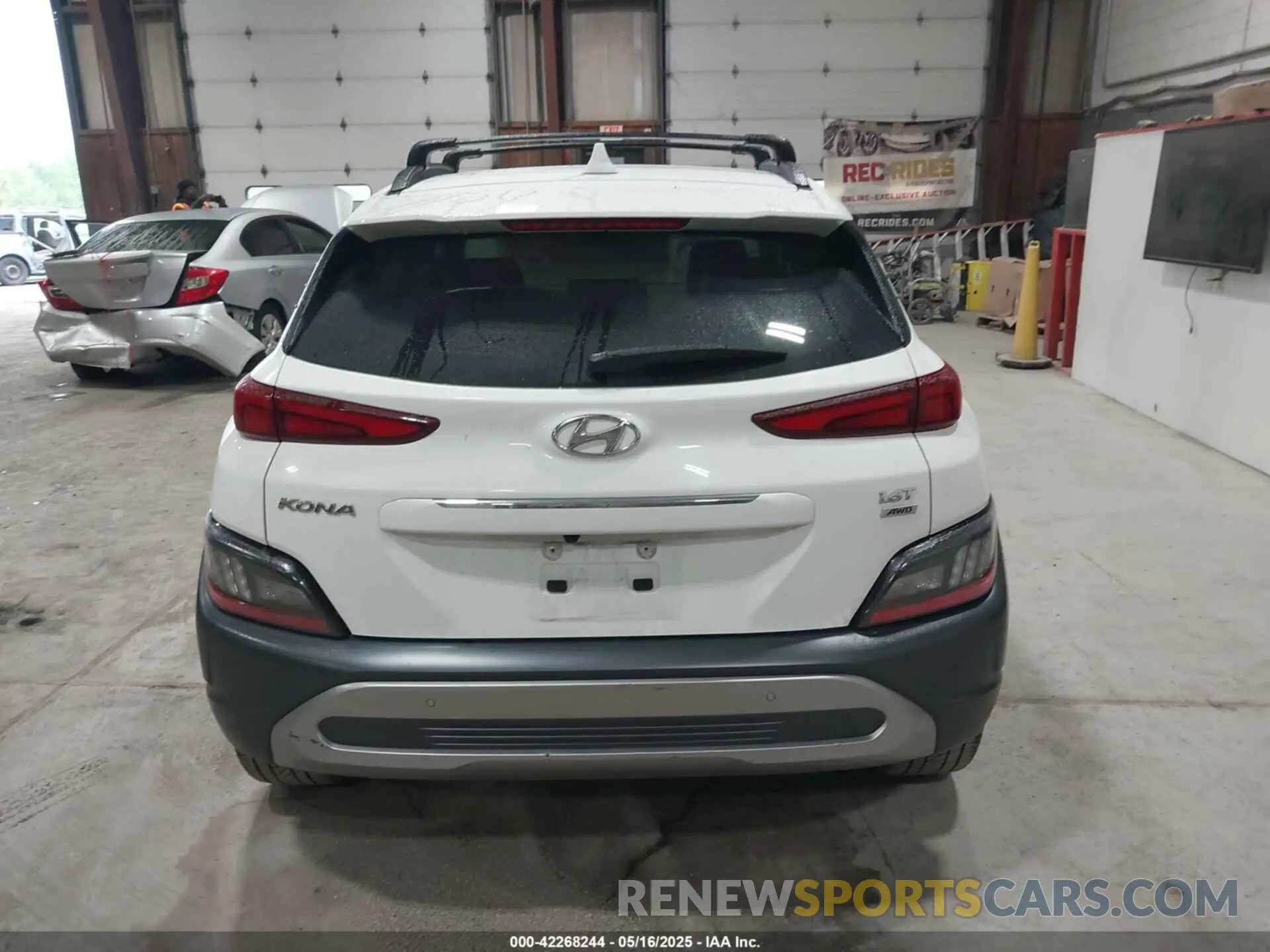 16 fotografías del automóvil dañado KM8K5CA3XPU008934 HYUNDAI KONA 2023