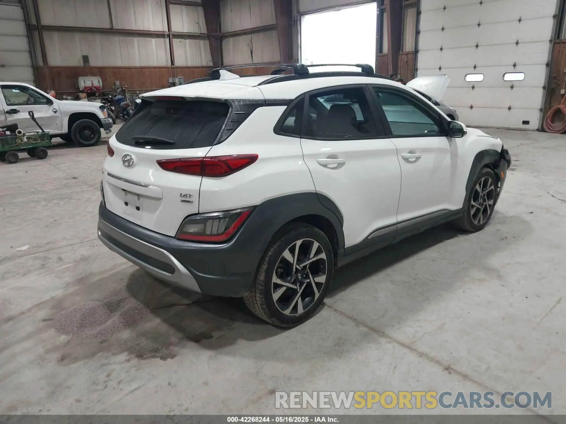 4 fotografías del automóvil dañado KM8K5CA3XPU008934 HYUNDAI KONA 2023