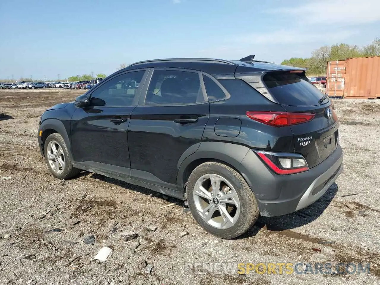 2 fotografías del automóvil dañado KM8K62AB0PU941840 HYUNDAI KONA 2023