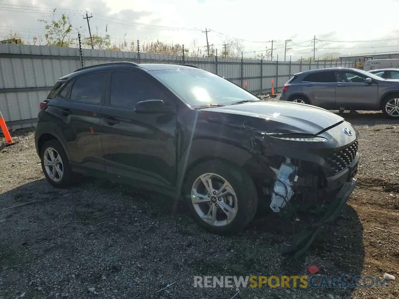 4 fotografías del automóvil dañado KM8K62AB0PU941840 HYUNDAI KONA 2023