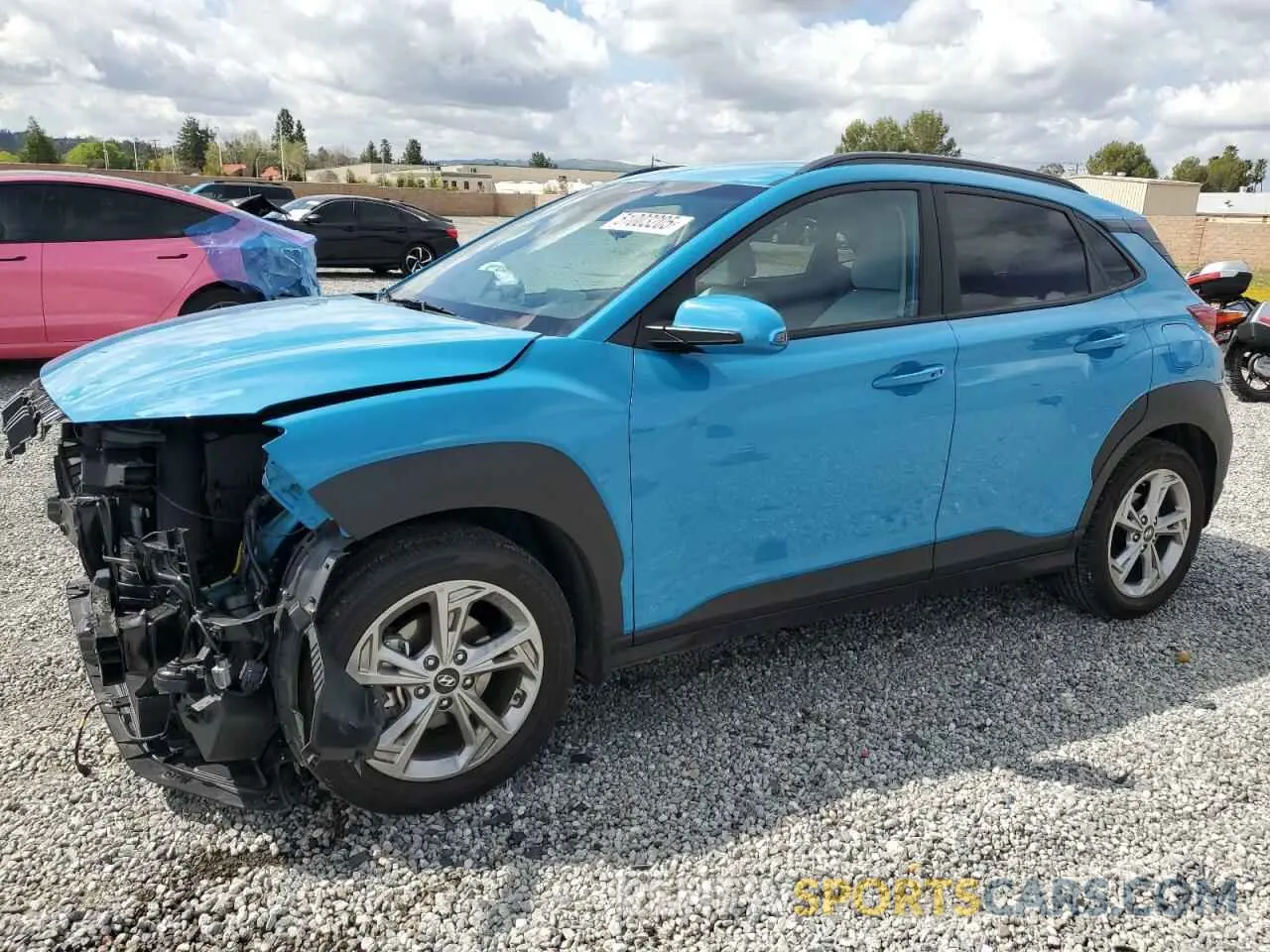 1 fotografías del automóvil dañado KM8K62AB0PU999351 HYUNDAI KONA 2023