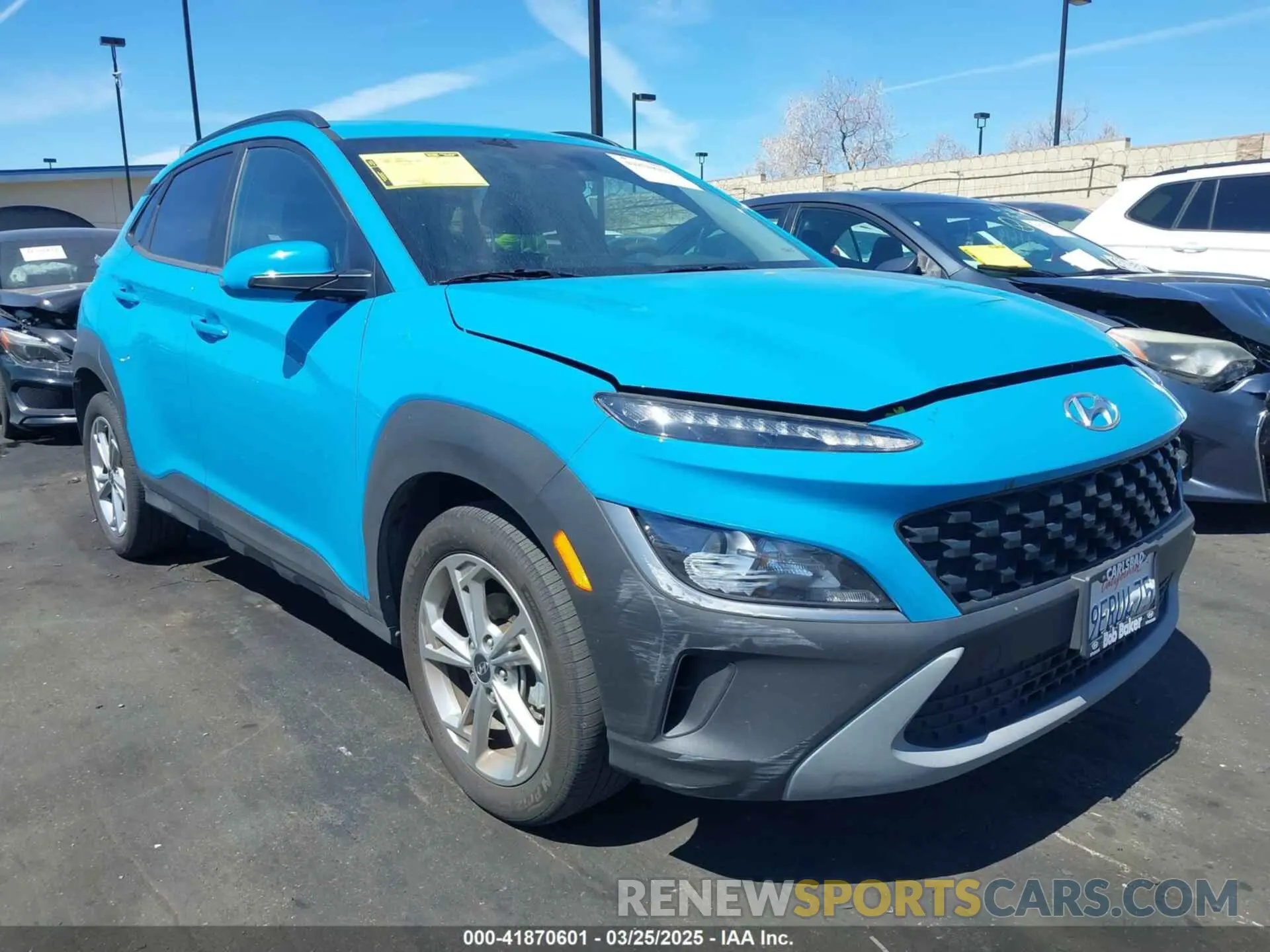 1 fotografías del automóvil dañado KM8K62AB1PU980632 HYUNDAI KONA 2023