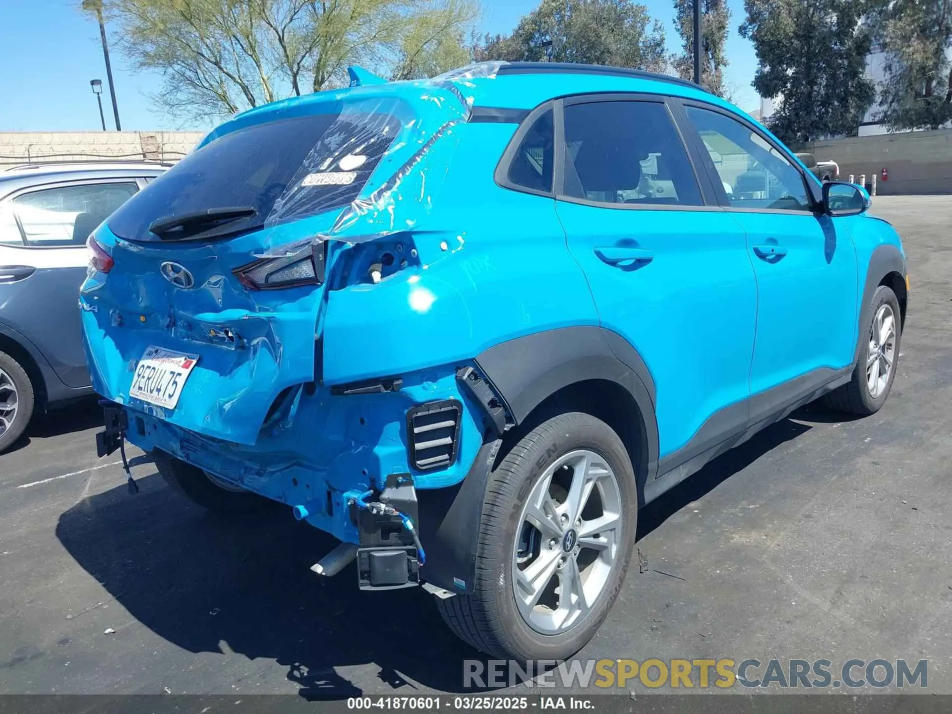 4 fotografías del automóvil dañado KM8K62AB1PU980632 HYUNDAI KONA 2023