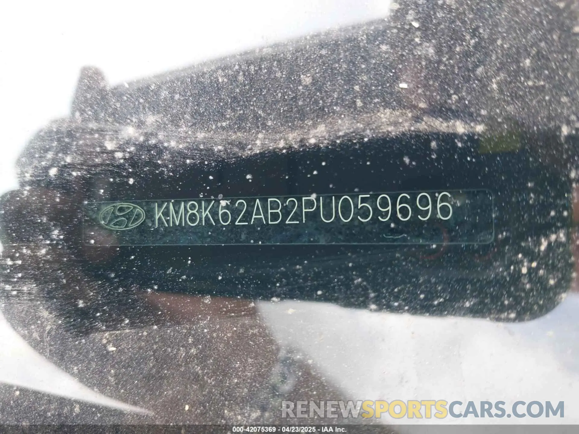 9 fotografías del automóvil dañado KM8K62AB2PU059696 HYUNDAI KONA 2023