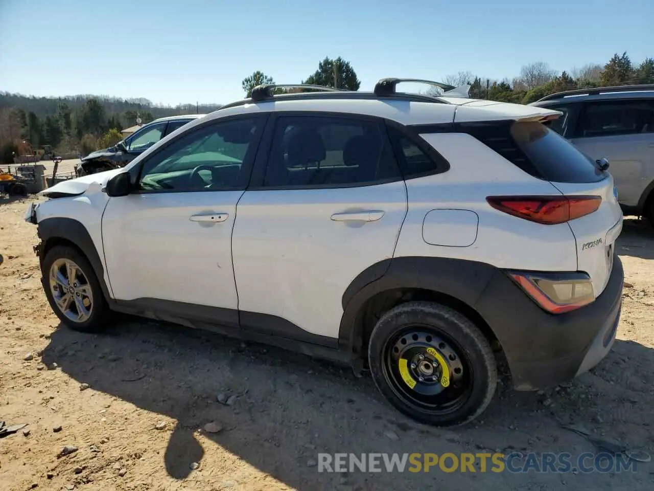 2 fotografías del automóvil dañado KM8K62AB2PU957800 HYUNDAI KONA 2023
