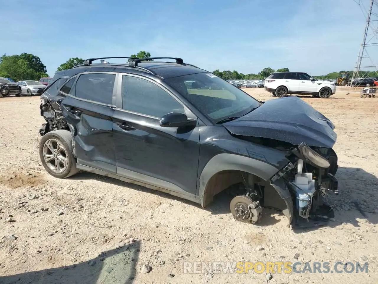 4 fotografías del automóvil dañado KM8K62AB3PU007848 HYUNDAI KONA 2023