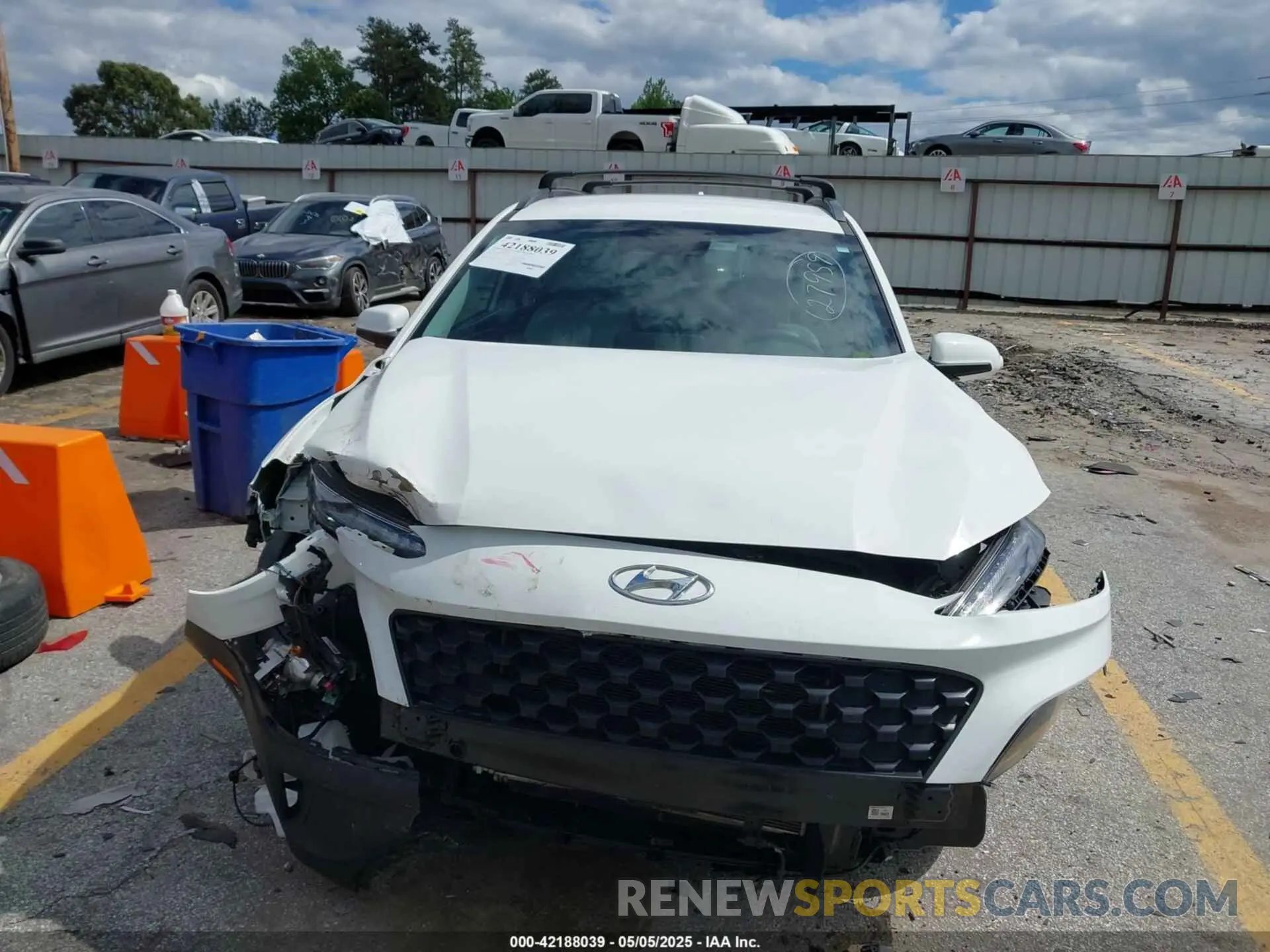 6 fotografías del automóvil dañado KM8K62AB3PU049243 HYUNDAI KONA 2023
