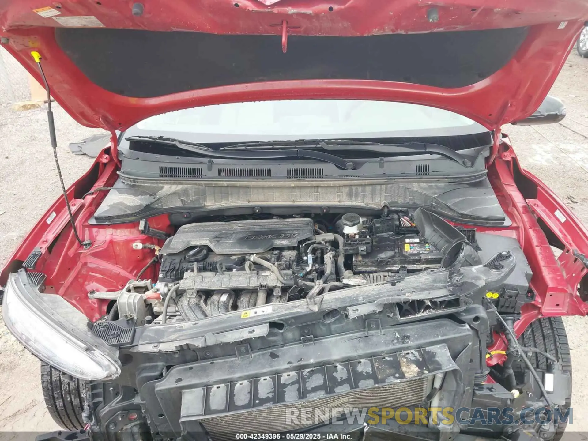 10 fotografías del automóvil dañado KM8K62AB3PU954162 HYUNDAI KONA 2023