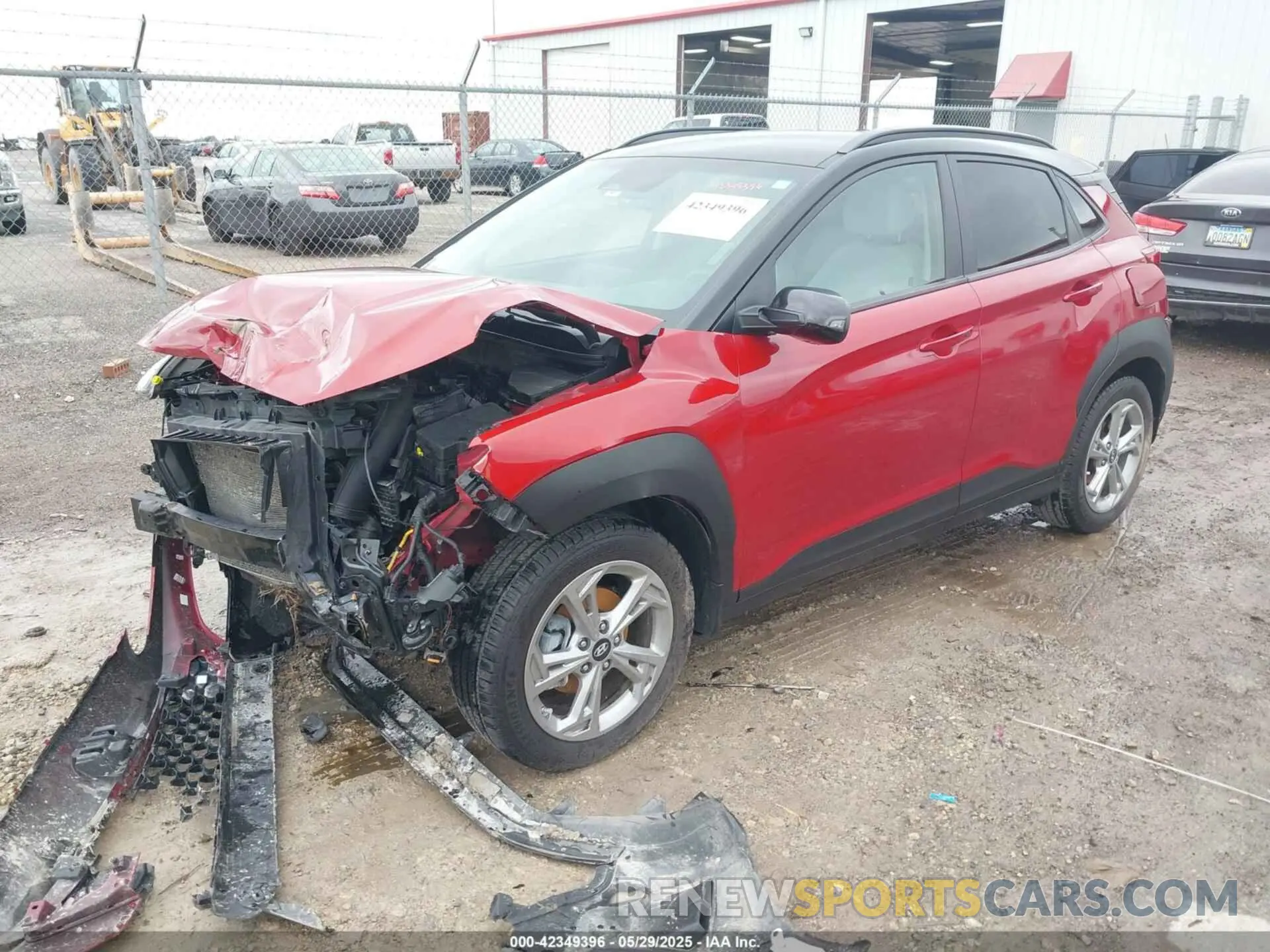2 fotografías del automóvil dañado KM8K62AB3PU954162 HYUNDAI KONA 2023
