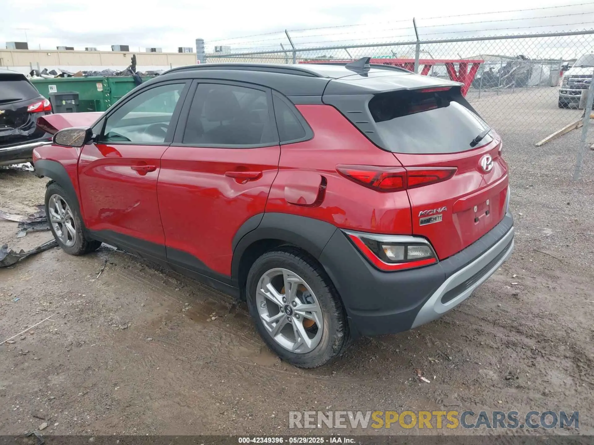 3 fotografías del automóvil dañado KM8K62AB3PU954162 HYUNDAI KONA 2023