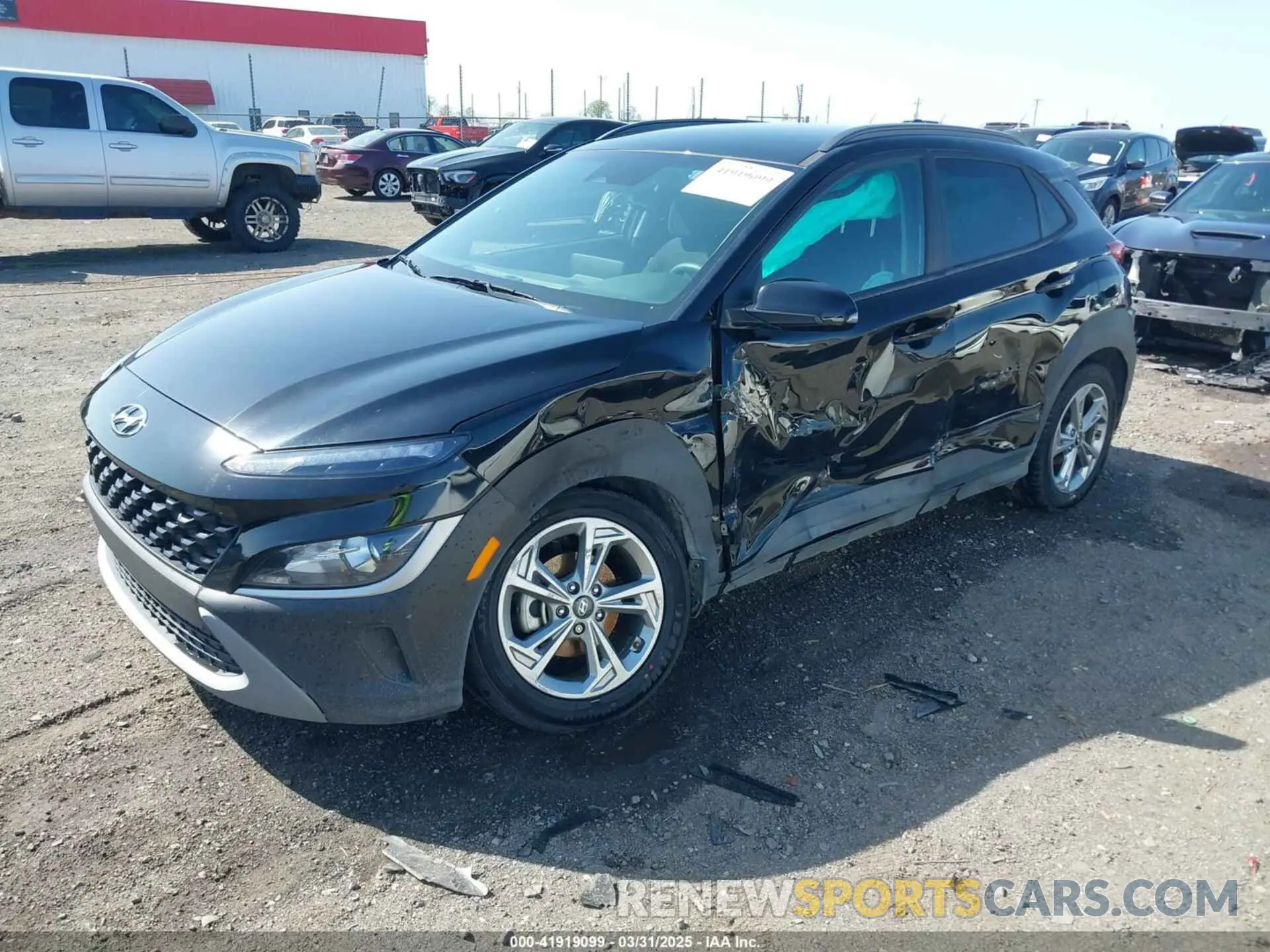 2 fotografías del automóvil dañado KM8K62AB5PU042651 HYUNDAI KONA 2023