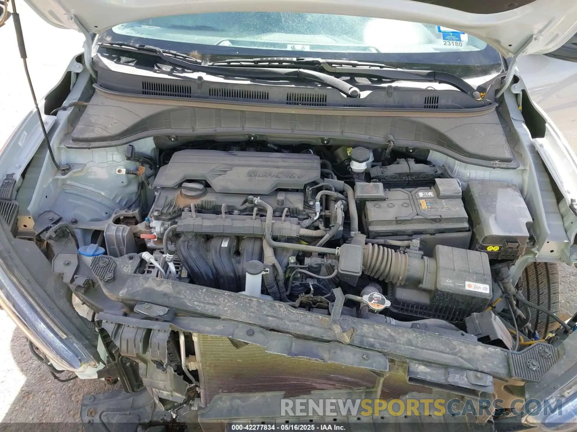 10 fotografías del automóvil dañado KM8K62AB6PU956648 HYUNDAI KONA 2023