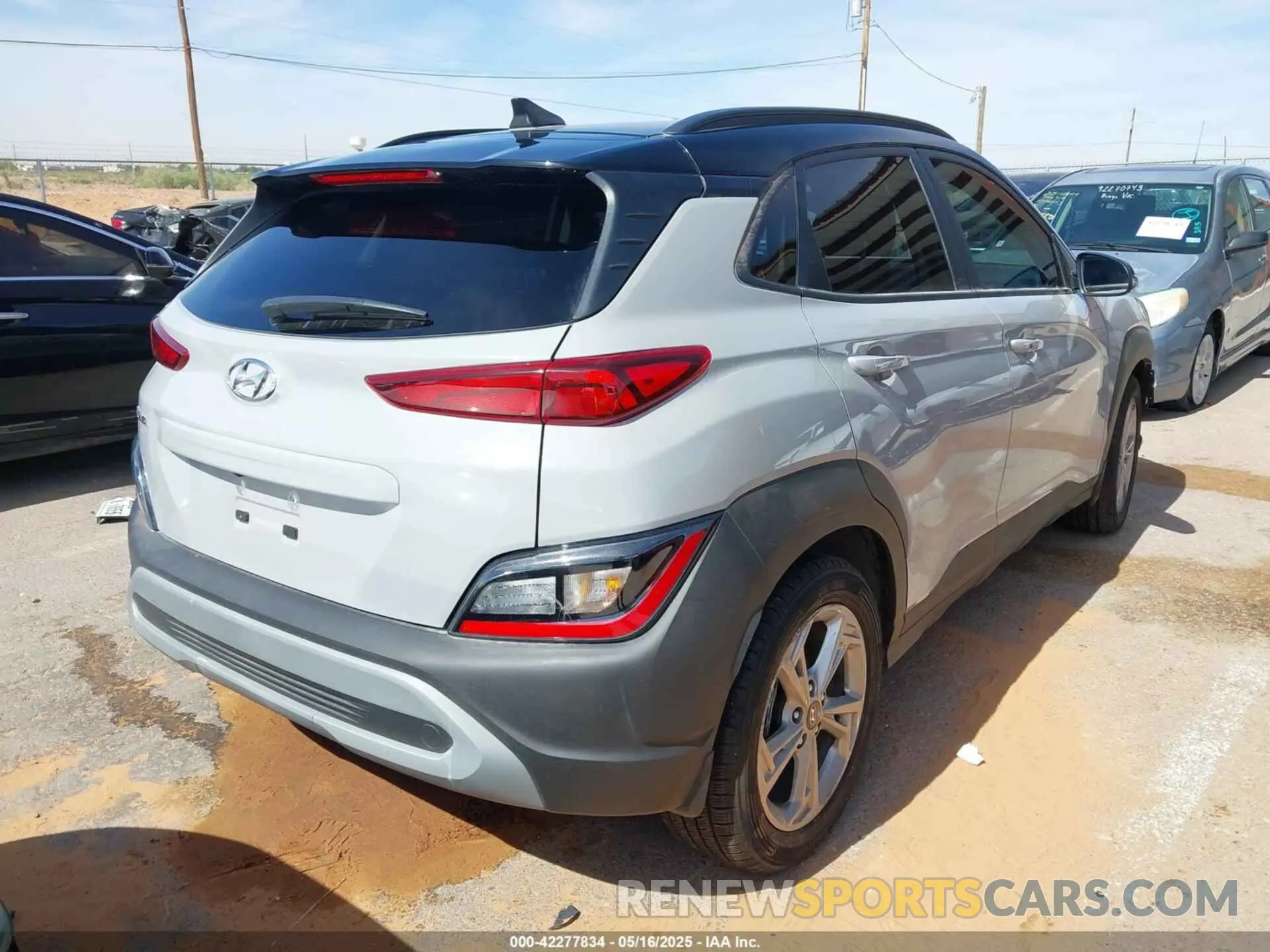 4 fotografías del automóvil dañado KM8K62AB6PU956648 HYUNDAI KONA 2023