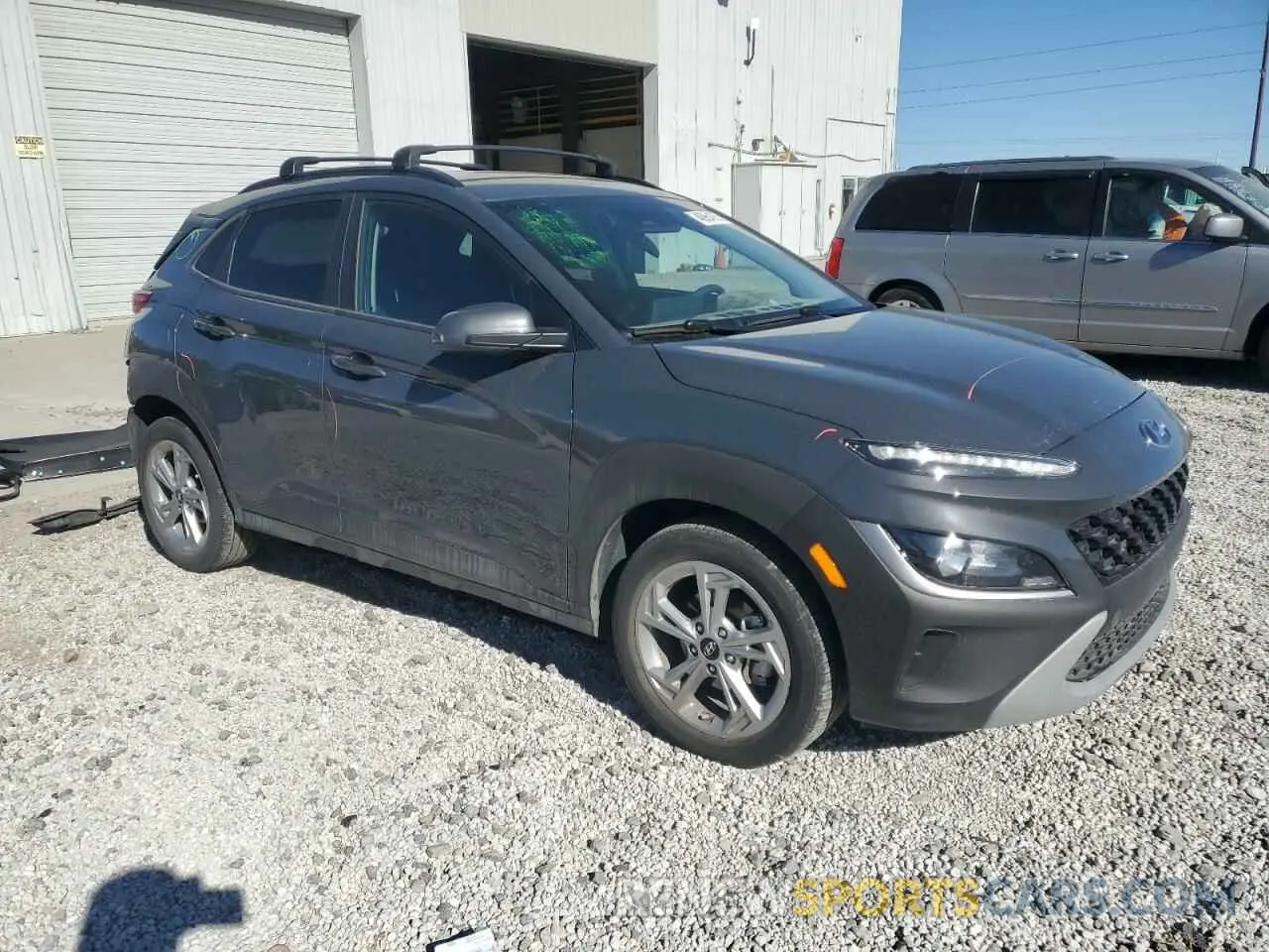 4 fotografías del automóvil dañado KM8K62AB7PU059497 HYUNDAI KONA 2023