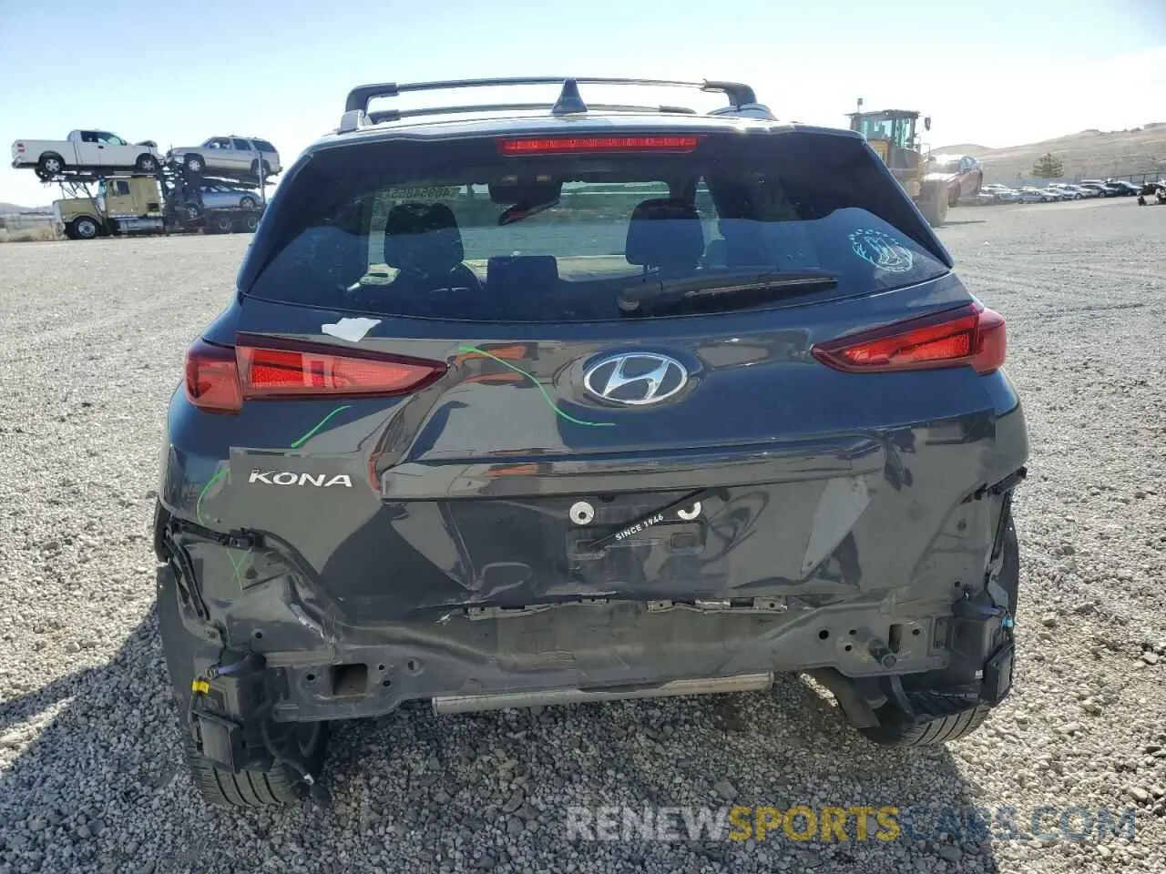 6 fotografías del automóvil dañado KM8K62AB7PU059497 HYUNDAI KONA 2023