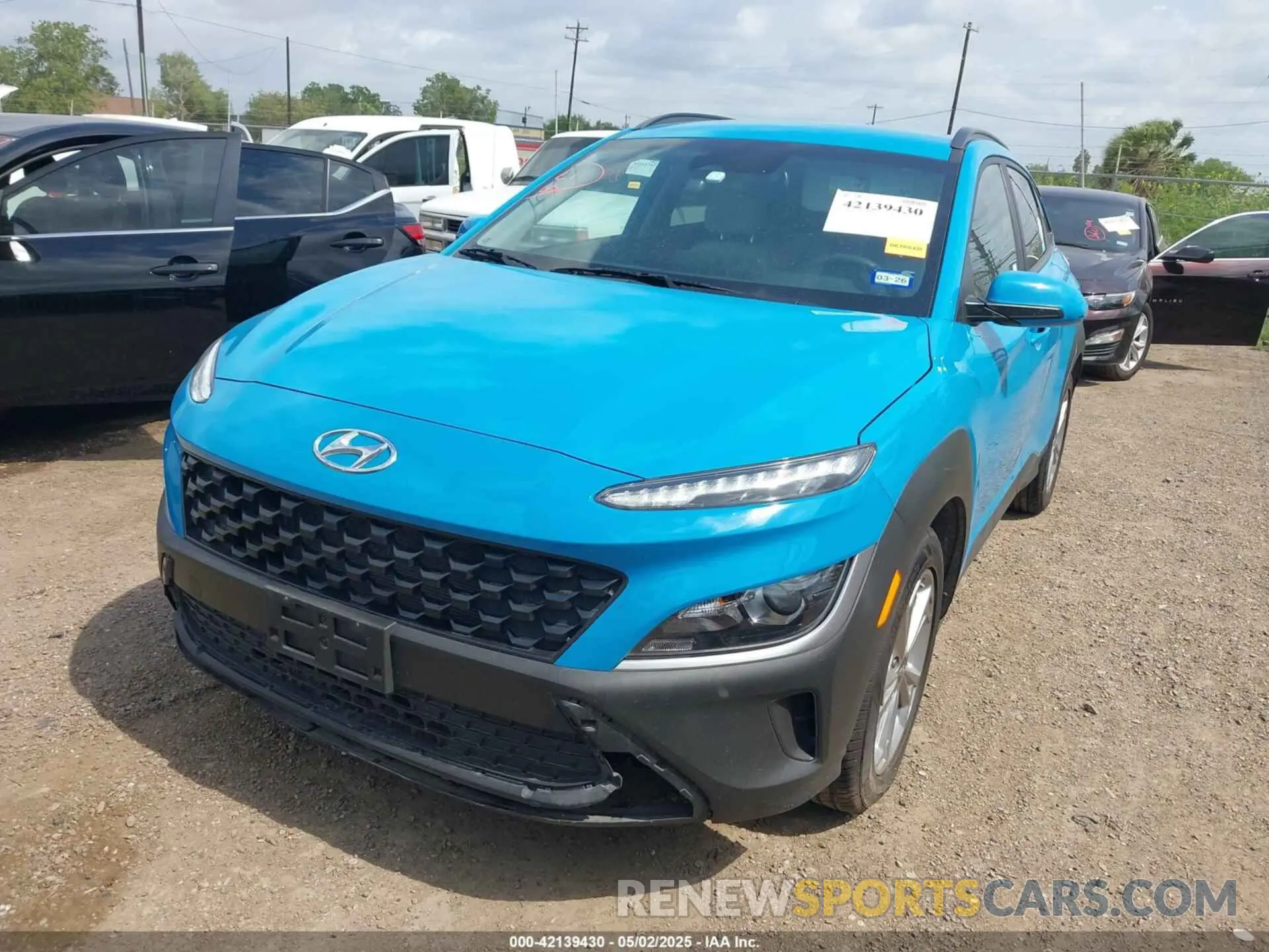 6 fotografías del automóvil dañado KM8K62AB8PU004377 HYUNDAI KONA 2023