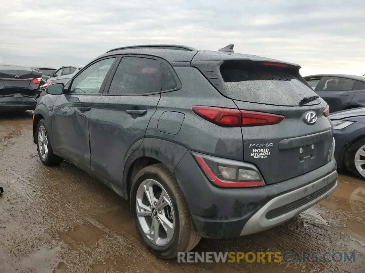 2 fotografías del automóvil dañado KM8K62AB8PU061193 HYUNDAI KONA 2023