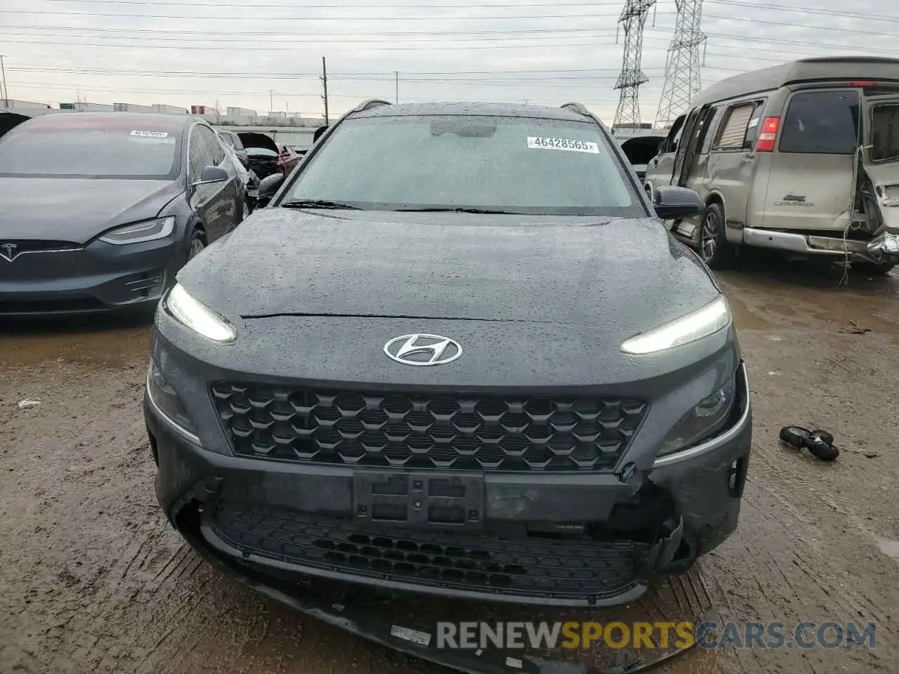 5 fotografías del automóvil dañado KM8K62AB8PU061193 HYUNDAI KONA 2023
