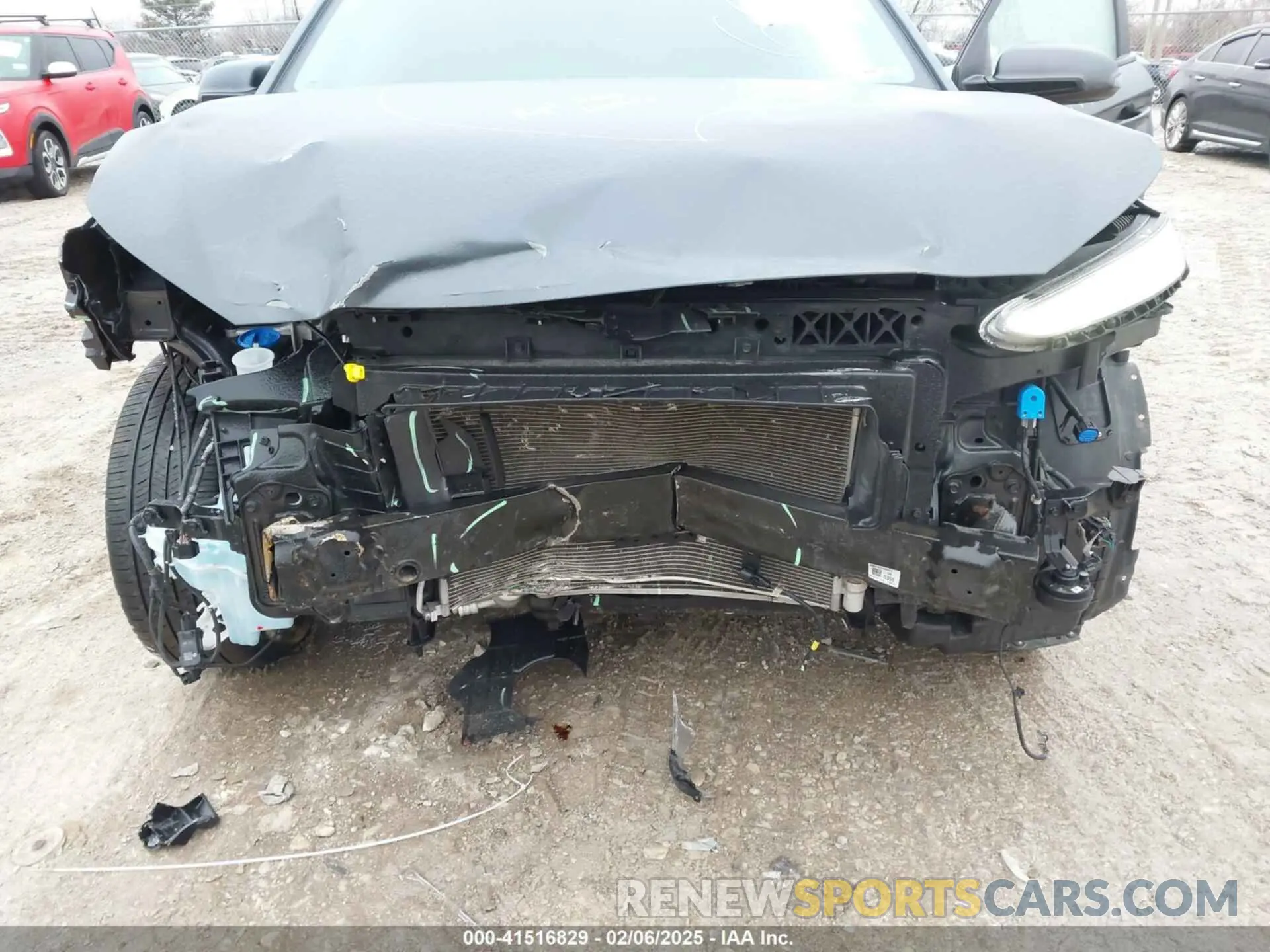 6 fotografías del automóvil dañado KM8K62AB8PU936451 HYUNDAI KONA 2023
