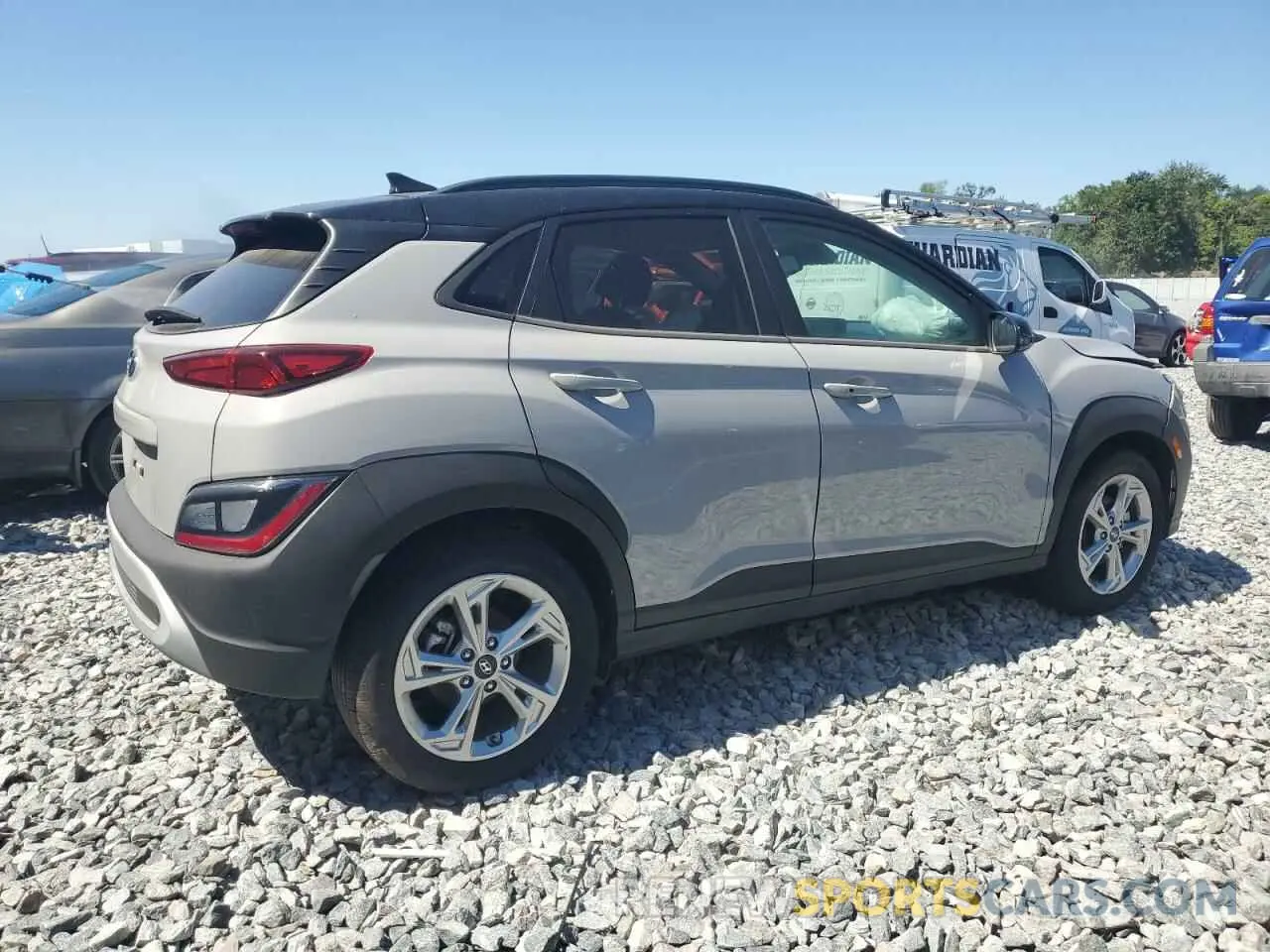 3 fotografías del automóvil dañado KM8K62AB8PU985827 HYUNDAI KONA 2023