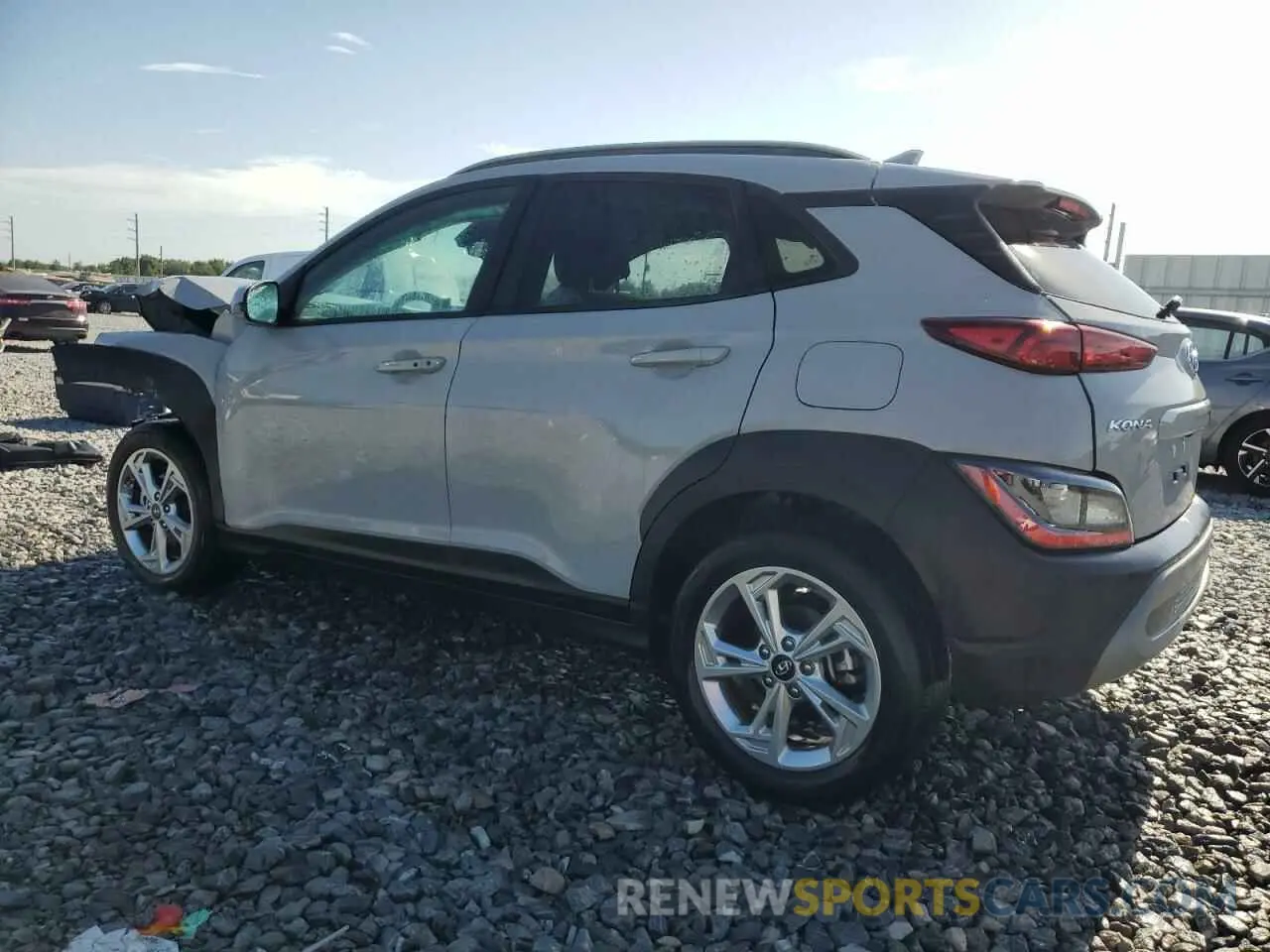 2 fotografías del automóvil dañado KM8K62AB9PU017980 HYUNDAI KONA 2023