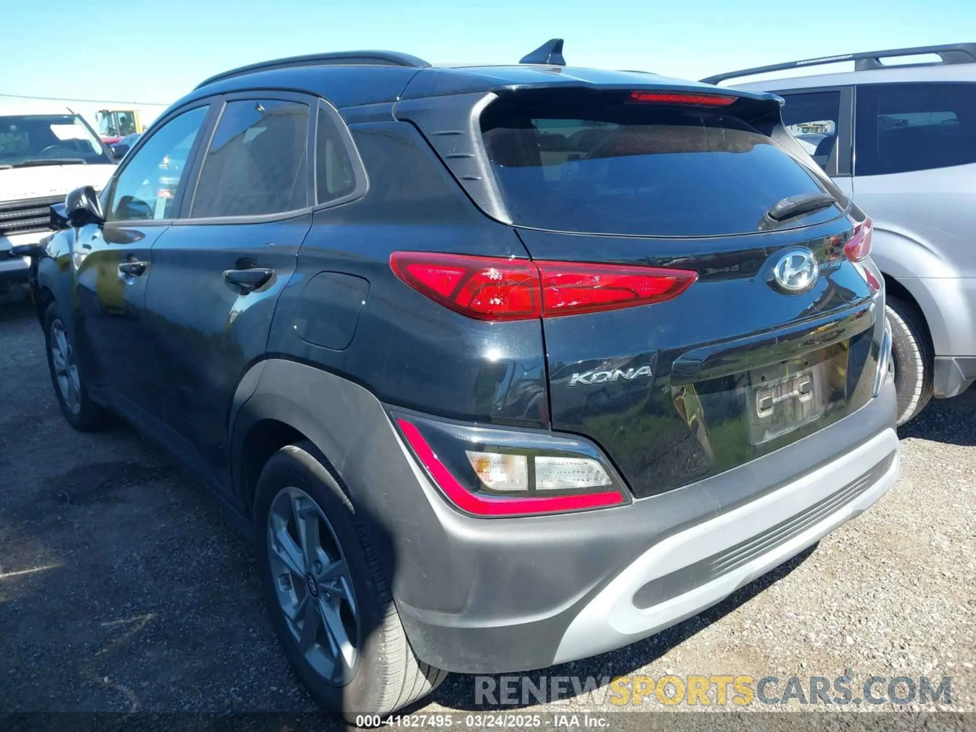 3 fotografías del automóvil dañado KM8K62AB9PU044628 HYUNDAI KONA 2023