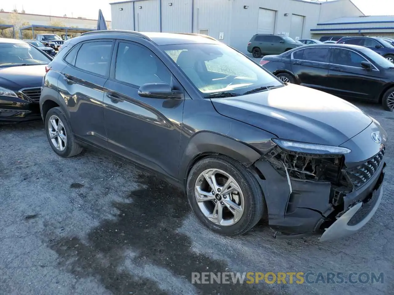 4 fotografías del automóvil dañado KM8K62AB9PU985948 HYUNDAI KONA 2023